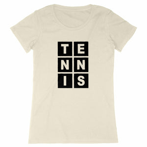 T-shirt Lettres TENNIS Femme