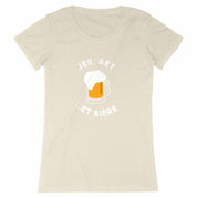 T-shirt Jeu, Set et Bière blanc Femme