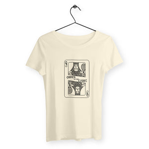 T-shirt carte Queen of the court Femme