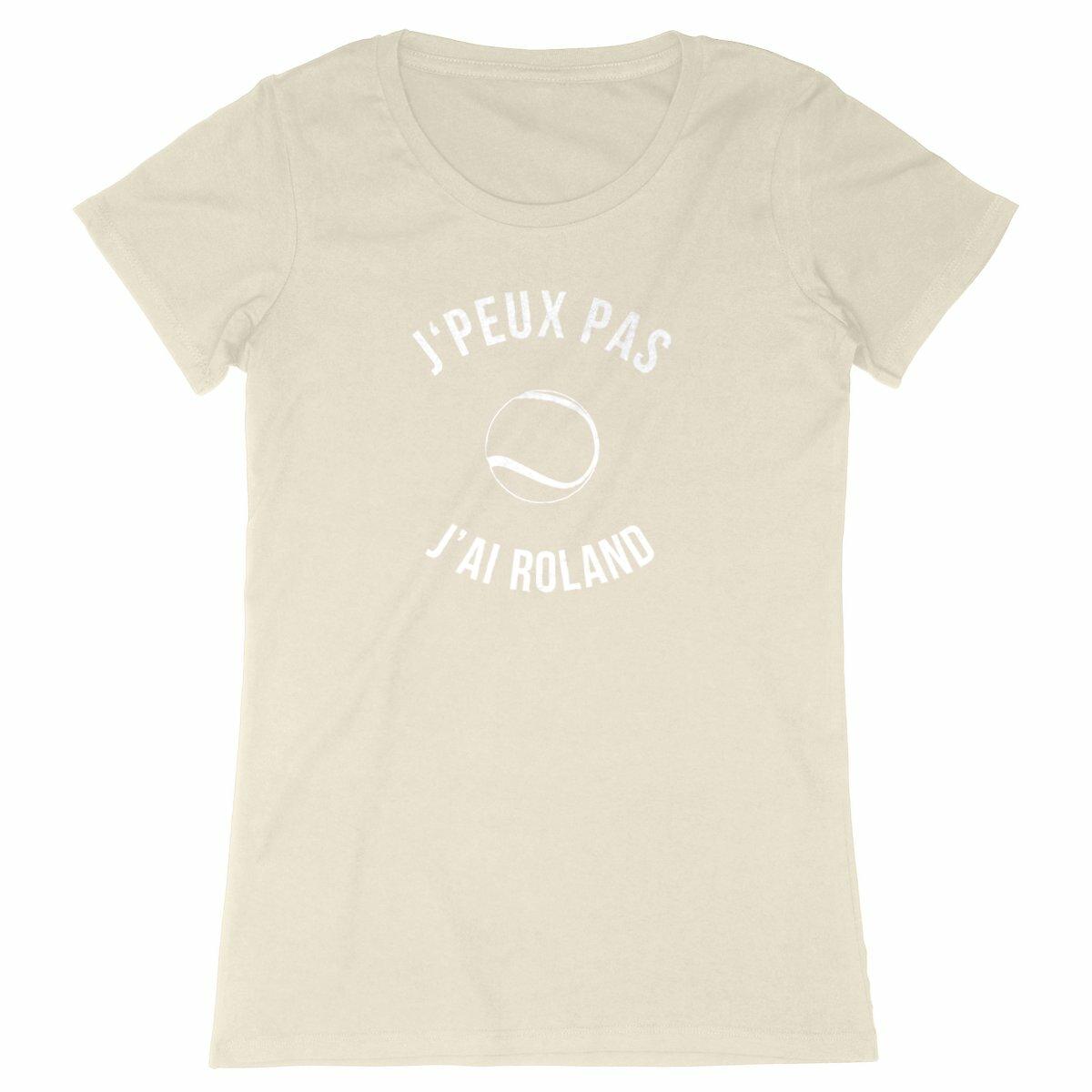 T-shirt Jpeux pas jai Roland Blanc Femme