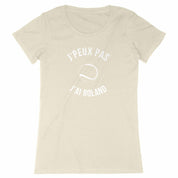 T-shirt Jpeux pas jai Roland Blanc Femme