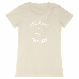 T-shirt Jpeux pas jai Roland Blanc Femme