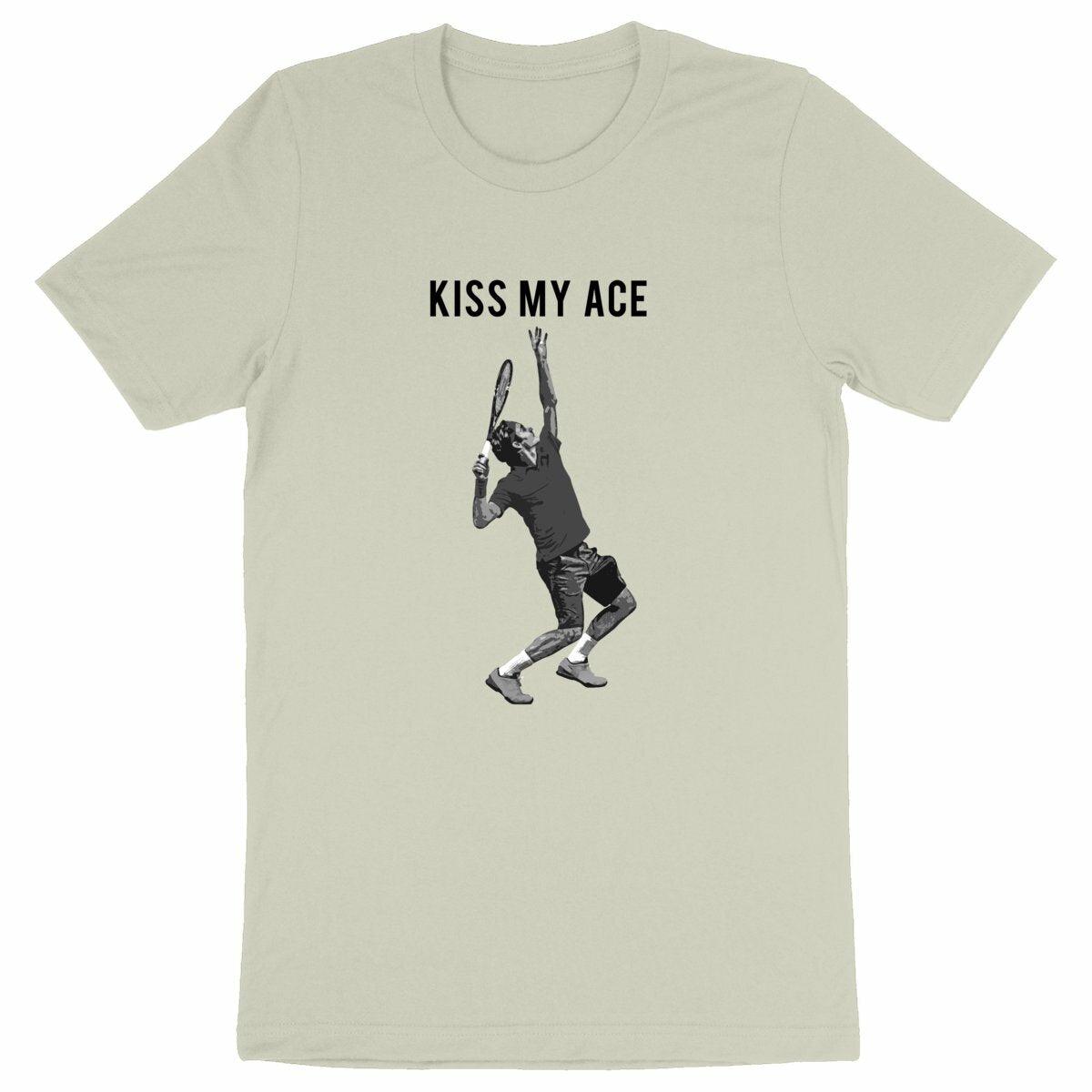 T-shirt Kiss my ace Noir Blanc Homme