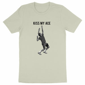 T-shirt Kiss my ace Noir Blanc Homme