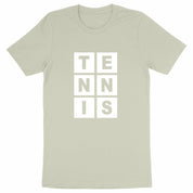 T-shirt Lettres TENNIS blanc Homme