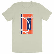 T-shirt terrain tennis orange Homme