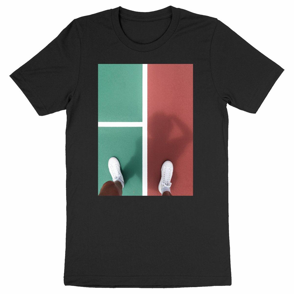 T-shirt Terrain tennis rouge & vert Homme