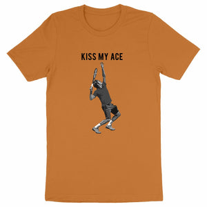 T-shirt Kiss my ace Noir Blanc Homme