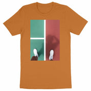 Terrain tennis T-shirt red & green Men