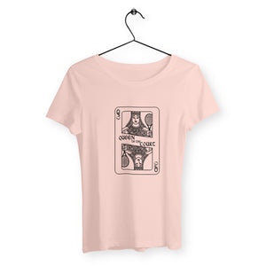 T-shirt carte Queen of the court Femme