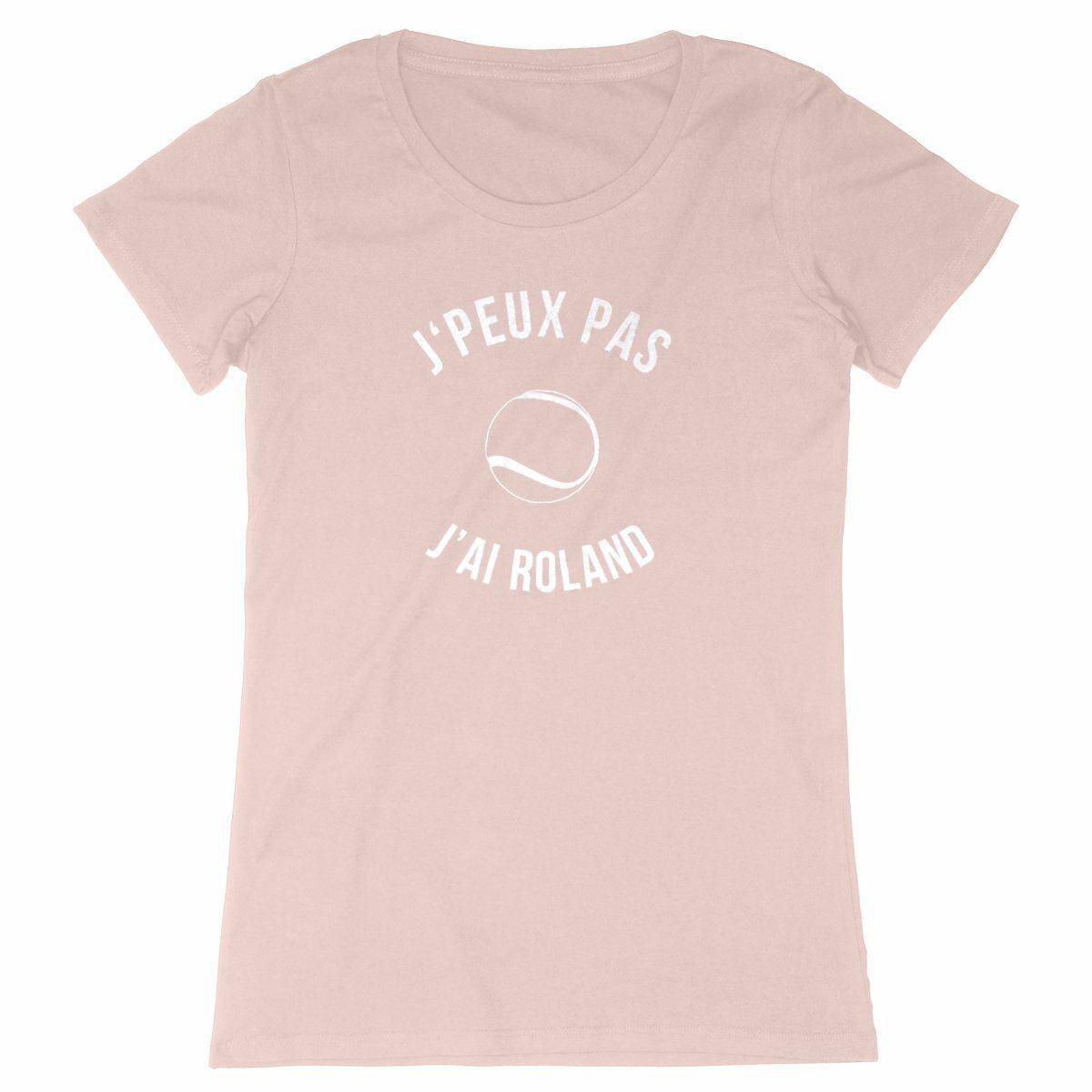 T-shirt Jpeux pas jai Roland Blanc Femme