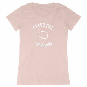 T-shirt Jpeux pas jai Roland Blanc Femme