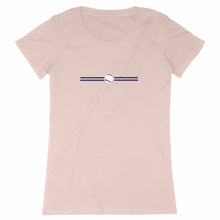 Charger l&#39;image dans la galerie, T-shirt Balle tennis blanche et bleue Femme
