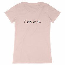 Charger l&#39;image dans la galerie, T-shirt Tennis friends noir Femme
