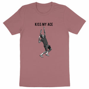 T-shirt Kiss my ace Noir Blanc Homme