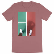 Terrain tennis T-shirt red & green Men