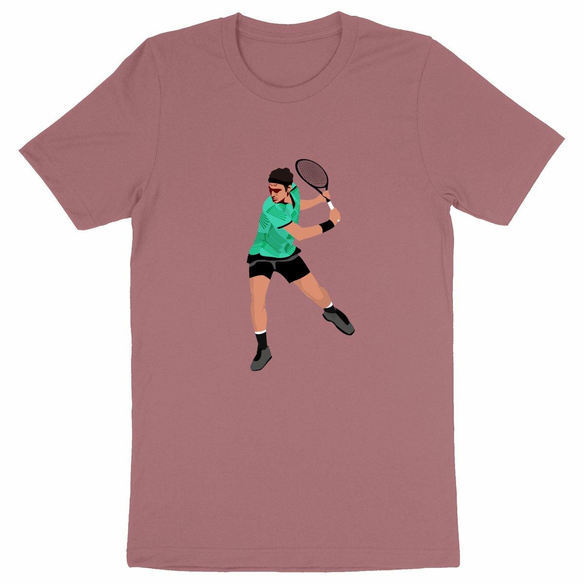T-shirt Roger Federer dessin Homme