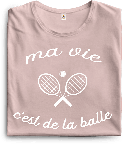 T-shirt Ma vie c'est de la balle Femme
