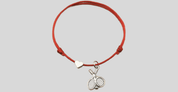 Bracelet Balle et Raquettes de tennis & petit coeur