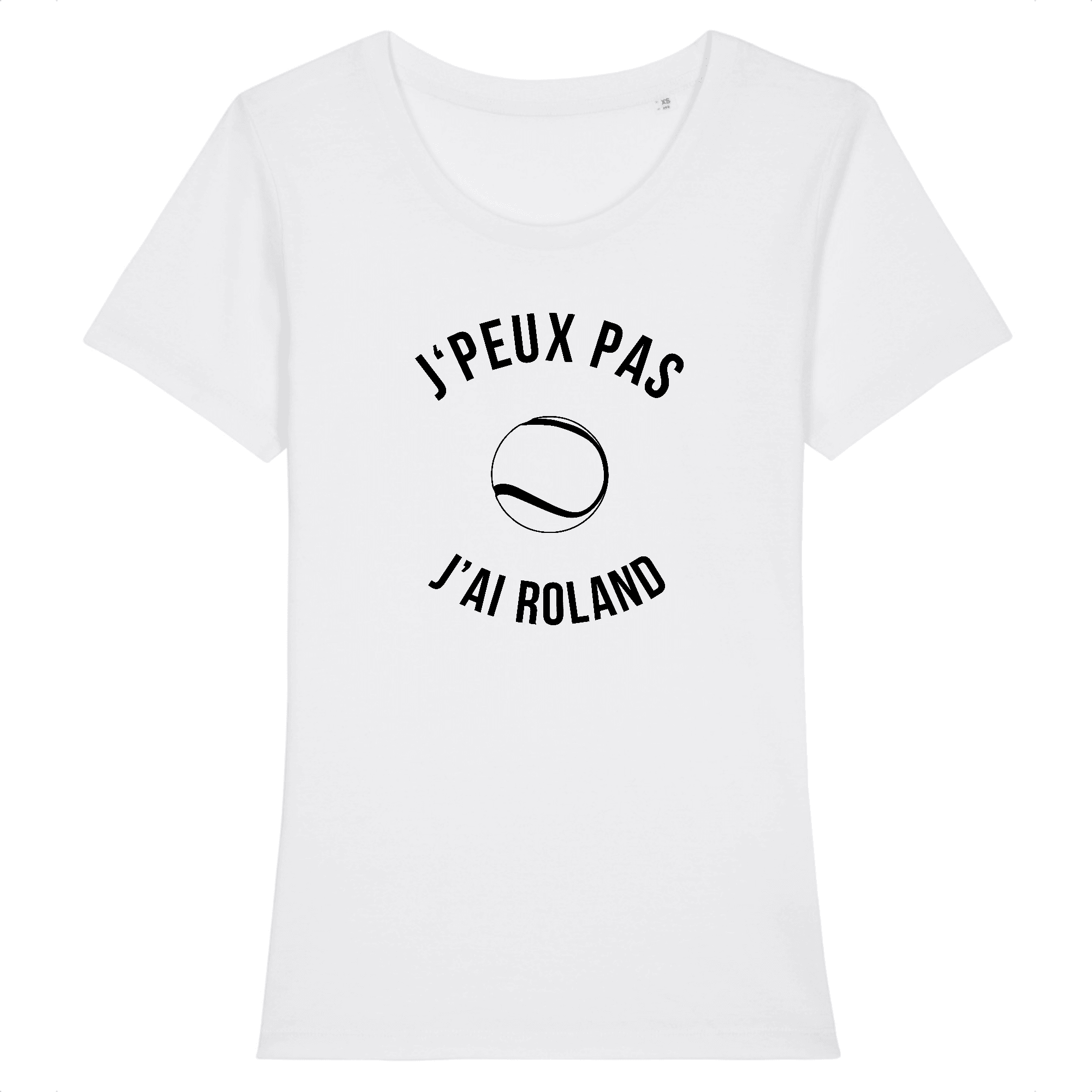 T-shirt J'peux pas j'ai Roland Noir Femme