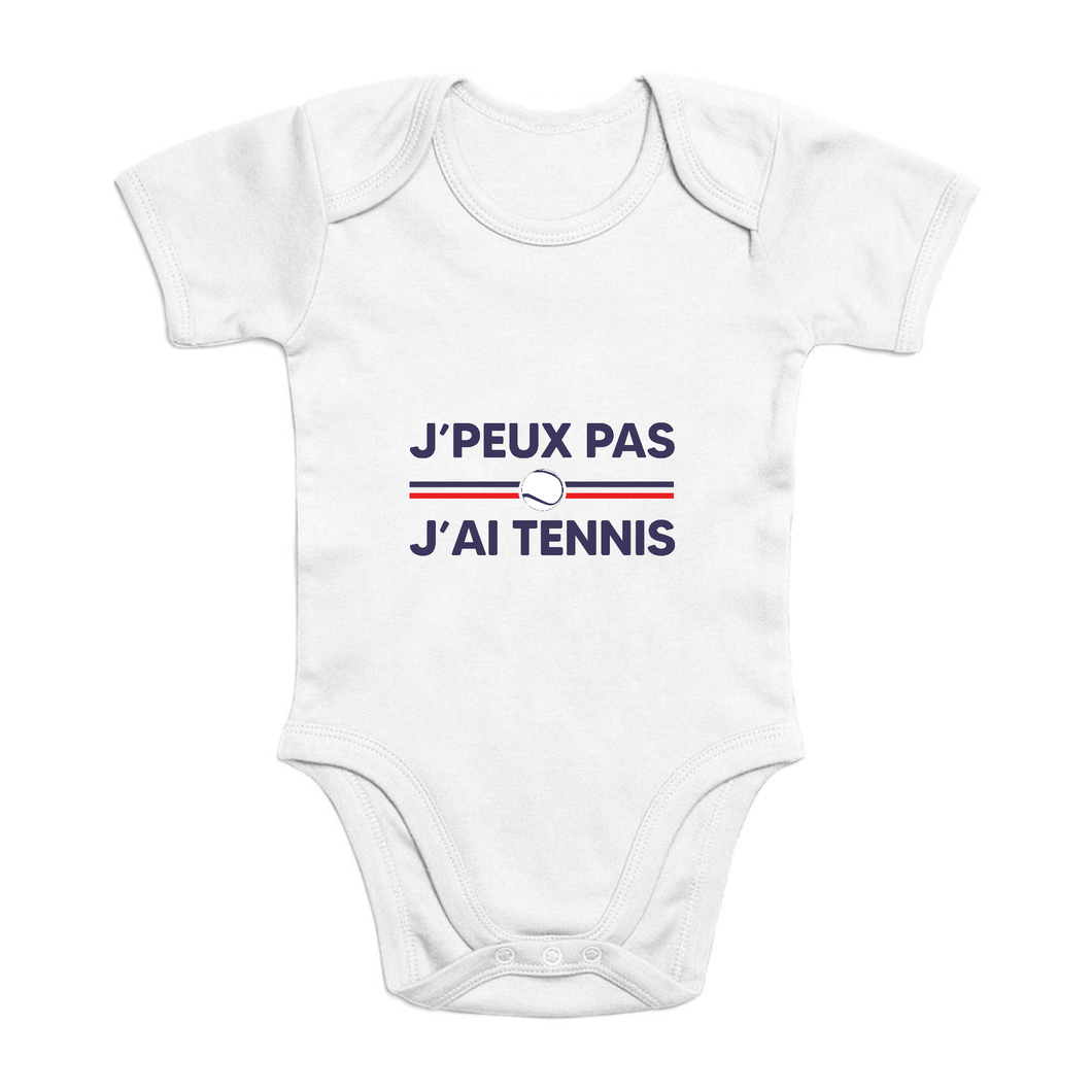 Tennis top blanche bebe
