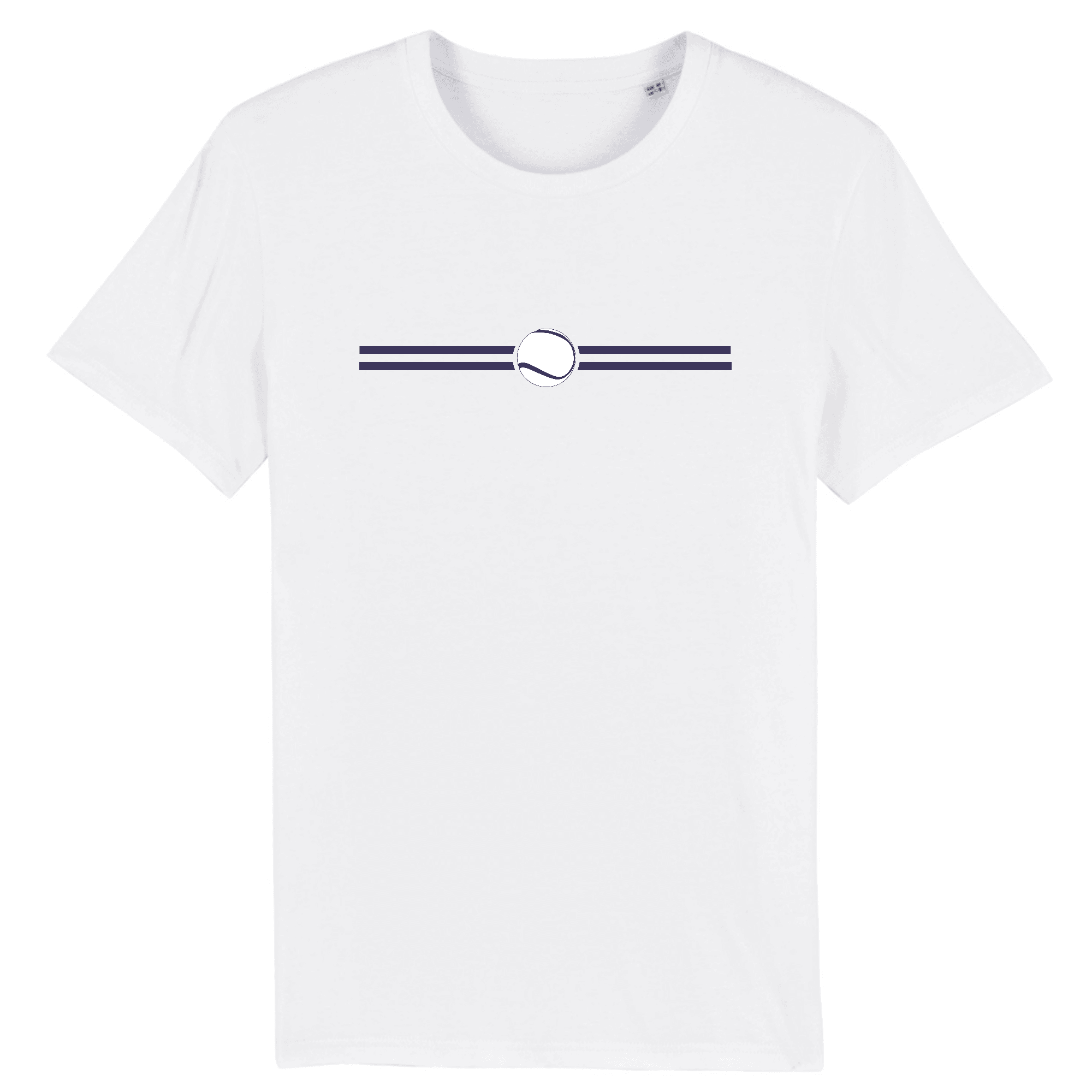 T-shirt Balle de tennis blanche Homme