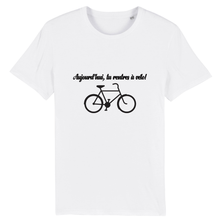 Charger l&#39;image dans la galerie, T-shirt Tu rentres à vélo noir Homme
