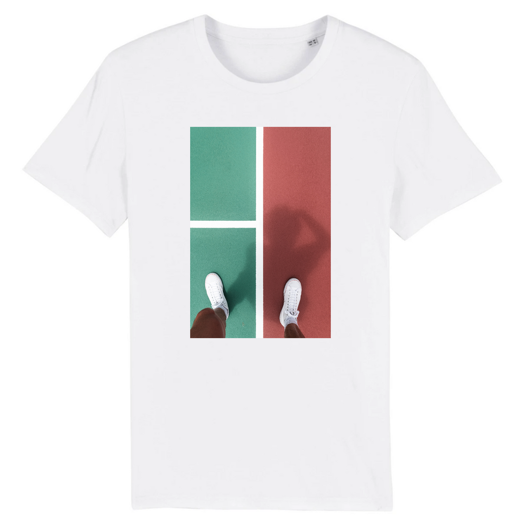 T-shirt Terrain tennis rouge & vert Homme