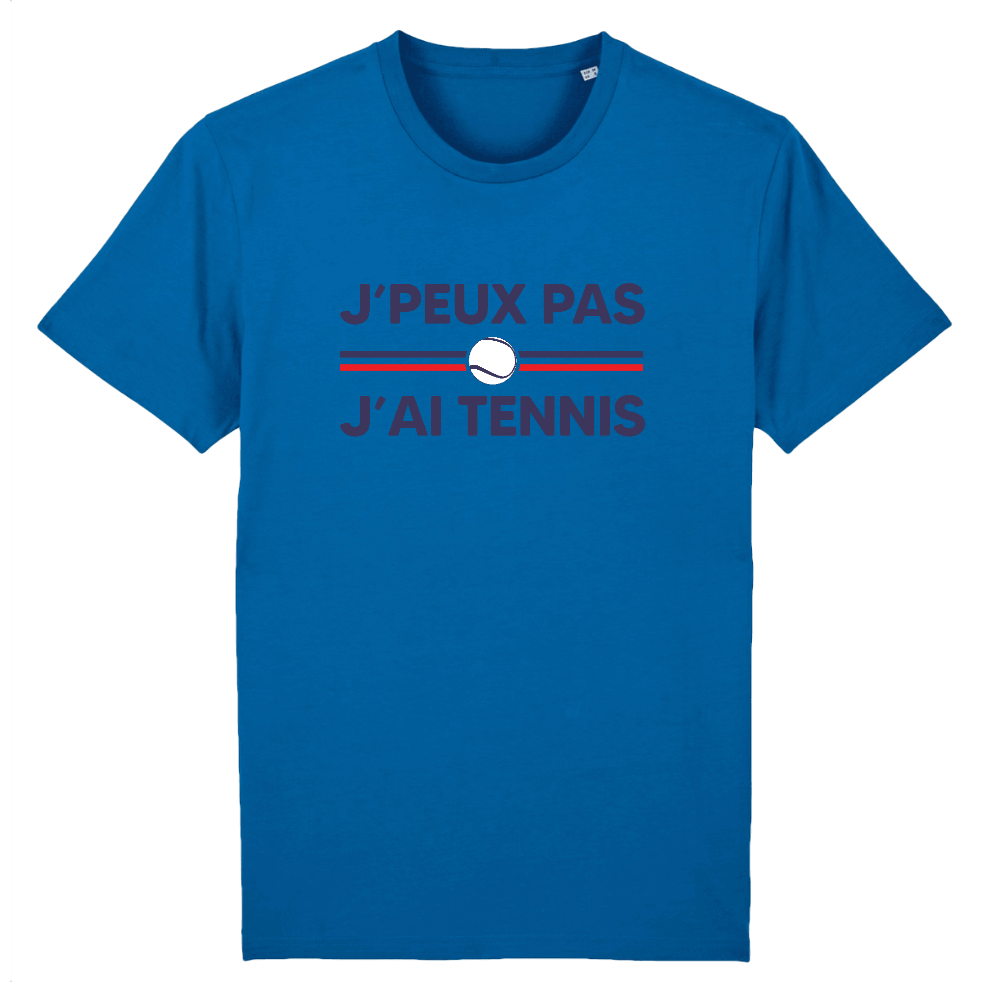 T-shirt J'peux pas j'ai tennis Balle blanche Homme