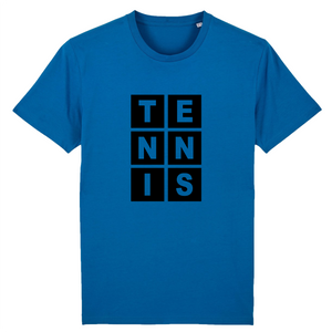 T-shirt Lettres TENNIS noir Homme