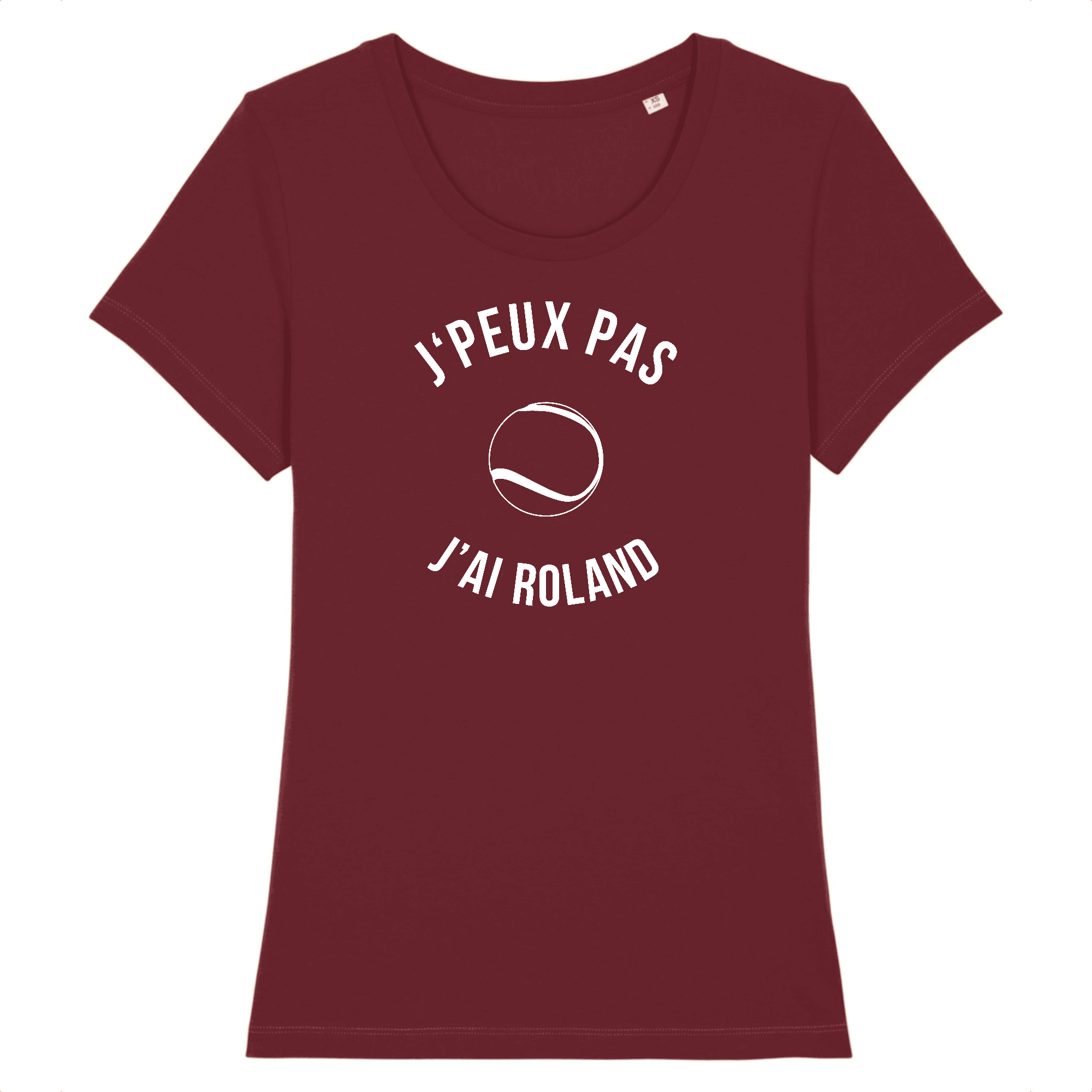 T-shirt J'peux pas j'ai Roland Blanc Femme