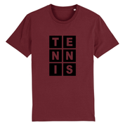 T-shirt Lettres TENNIS noir Homme