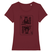 T-shirt carte Queen of the court Femme