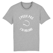 T-shirt J'peux pas j'ai Roland blanc Homme