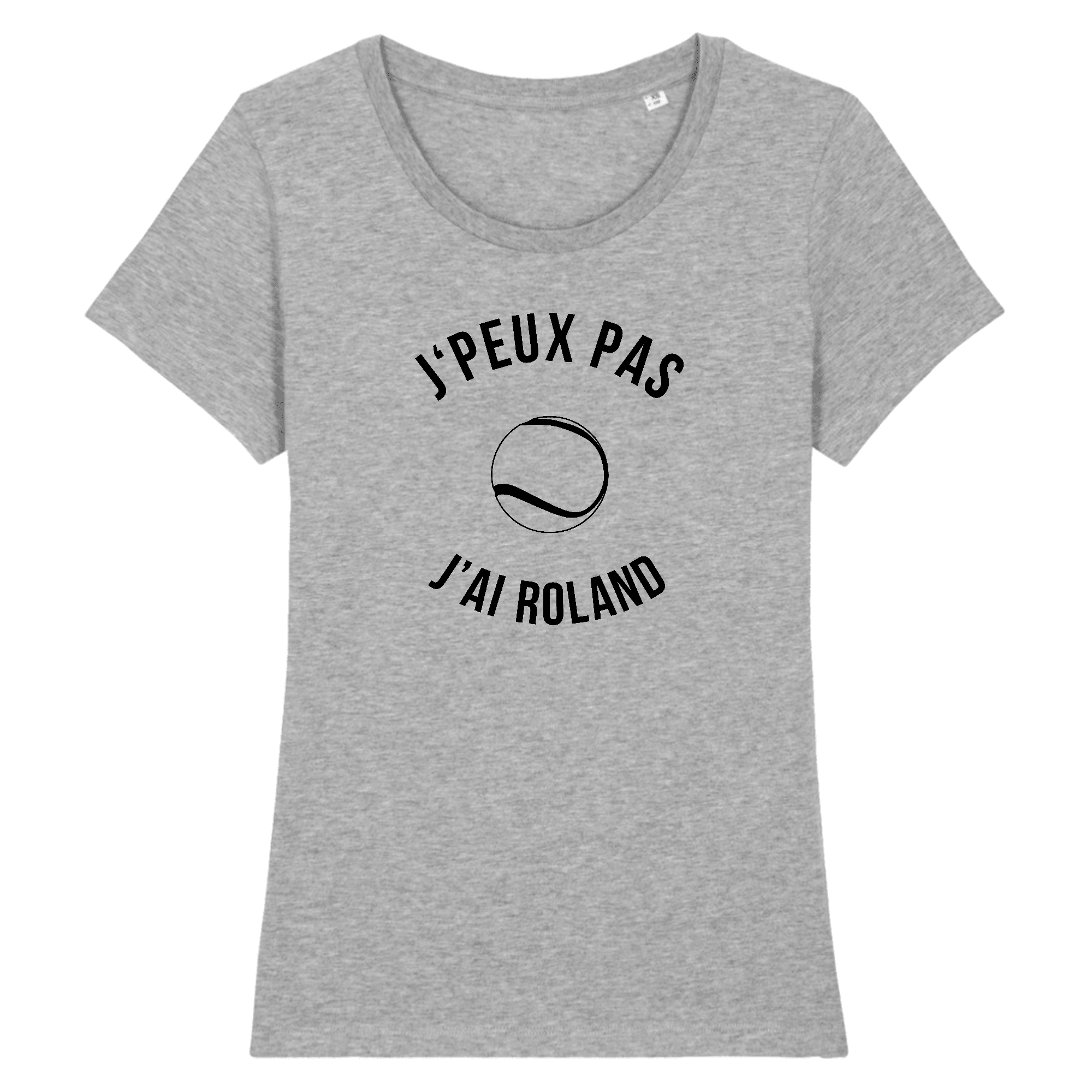 T-shirt J'peux pas j'ai Roland Noir Femme