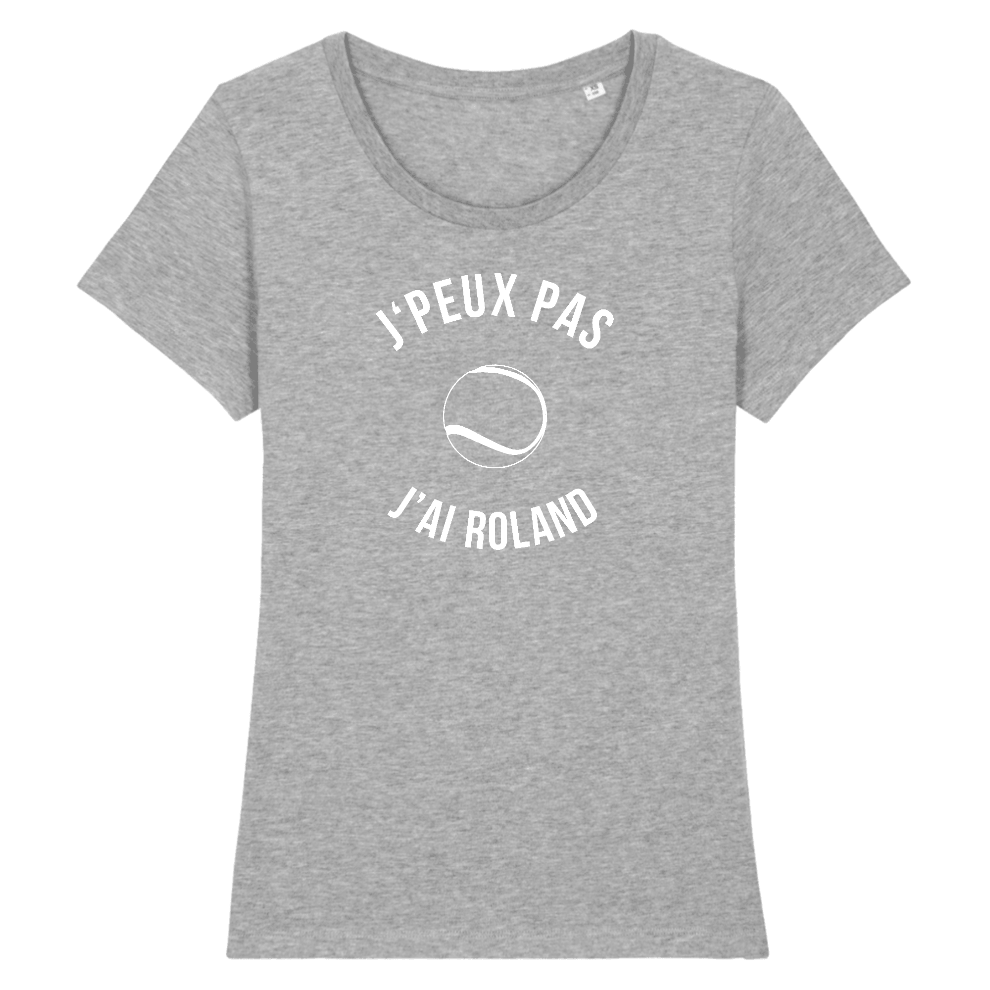 T-shirt J'peux pas j'ai Roland Blanc Femme