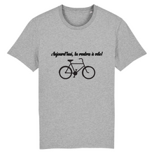 Charger l&#39;image dans la galerie, T-shirt Tu rentres à vélo noir Homme
