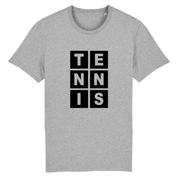T-shirt Lettres TENNIS noir Homme