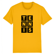T-shirt Lettres TENNIS noir Homme