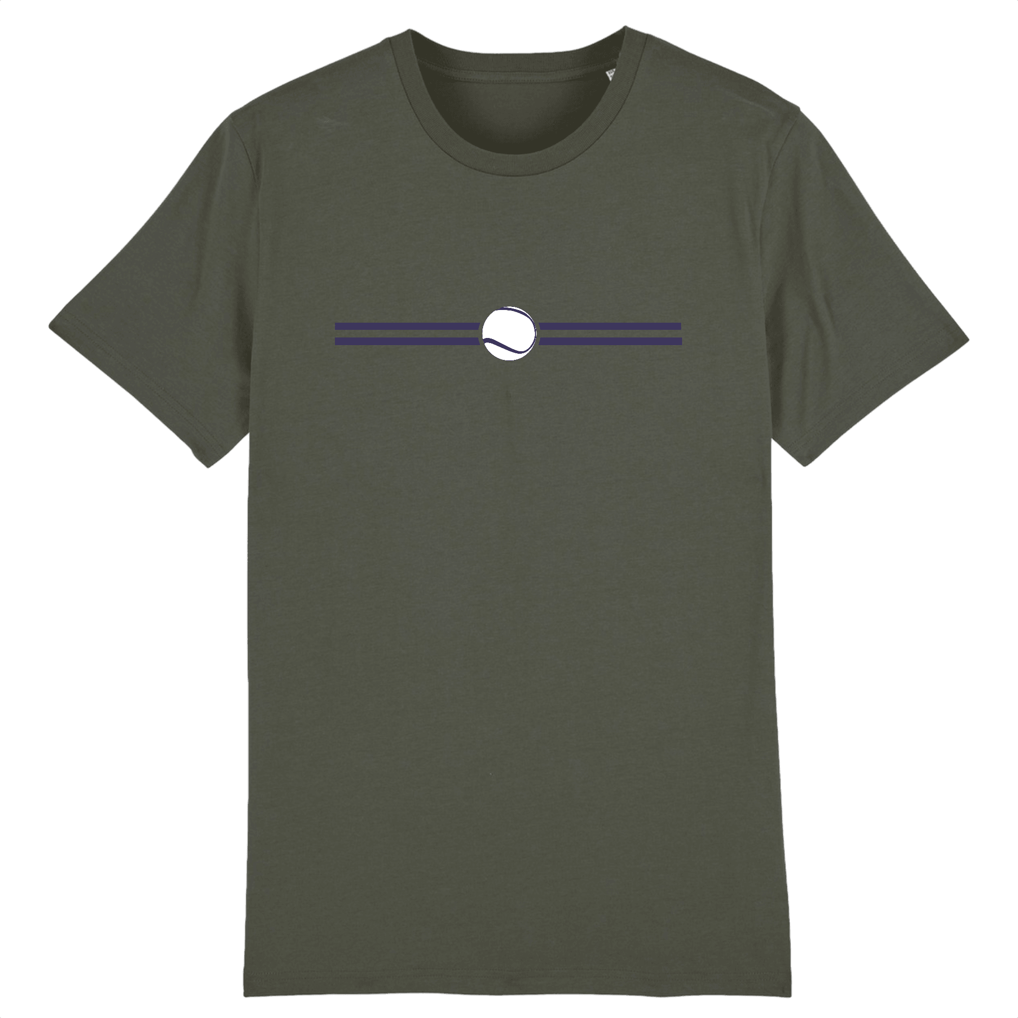 T-shirt Balle de tennis blanche Homme