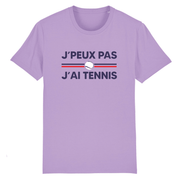 T-shirt J'peux pas j'ai tennis Balle blanche Homme
