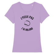 T-shirt J'peux pas j'ai Roland Noir Femme