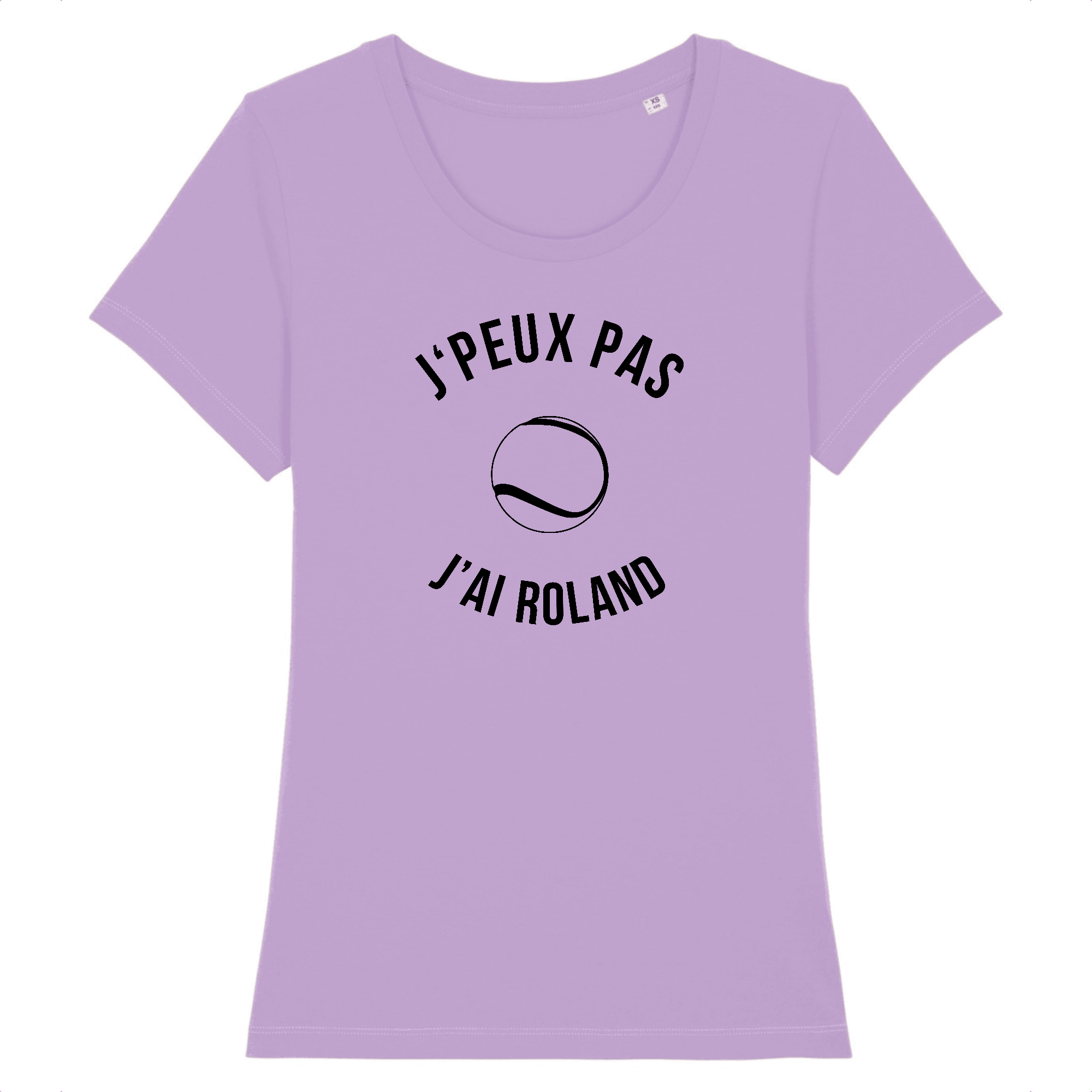 T-shirt J'peux pas j'ai Roland Noir Femme