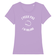 T-shirt J'peux pas j'ai Roland Blanc Femme
