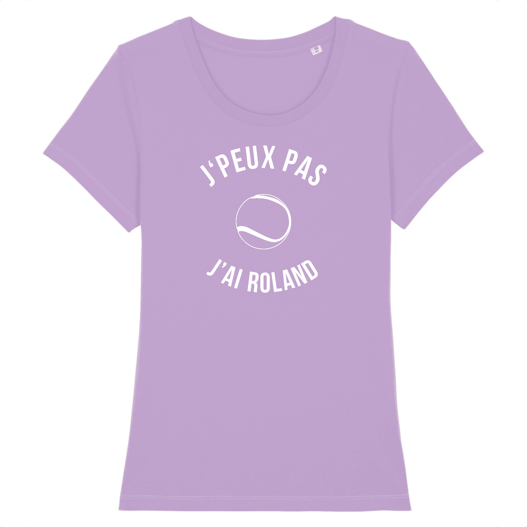 T-shirt J'peux pas j'ai Roland Blanc Femme