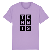 T-shirt Lettres TENNIS noir Homme