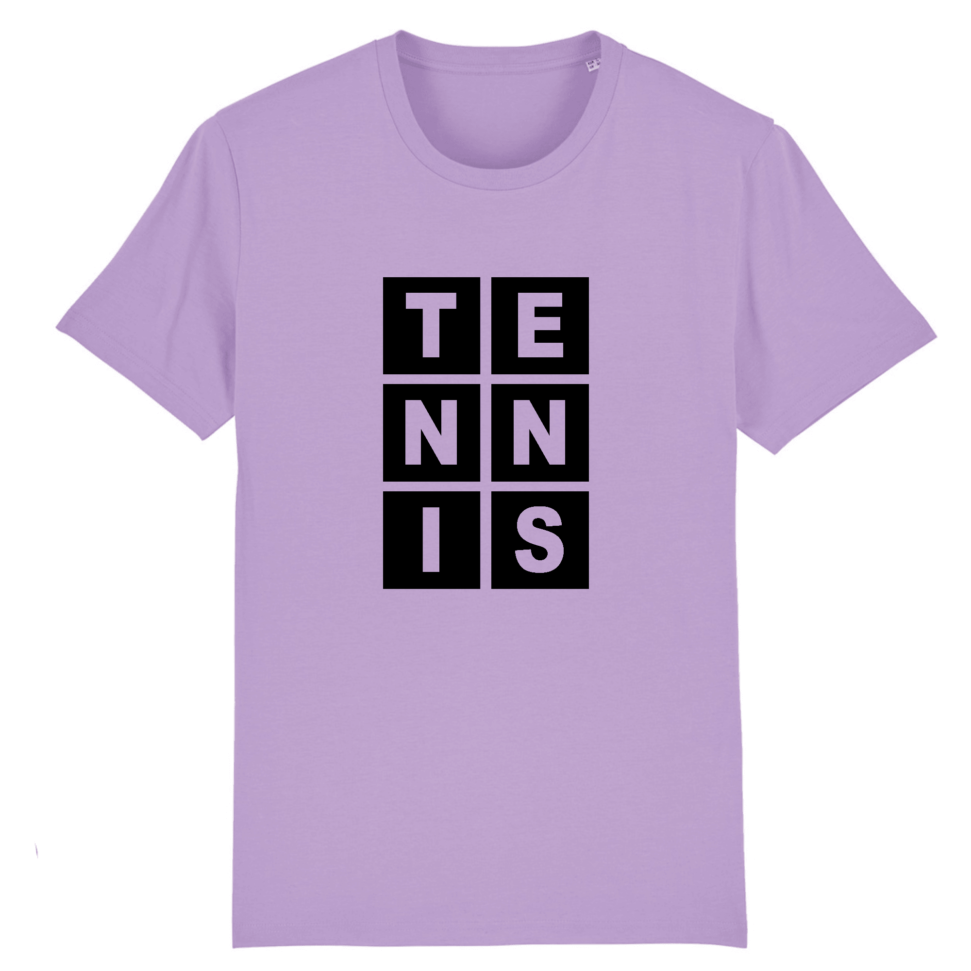 T-shirt Lettres TENNIS noir Homme