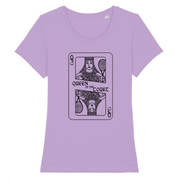 T-shirt carte Queen of the court Femme