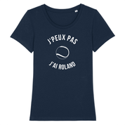 T-shirt J'peux pas j'ai Roland Blanc Femme