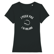 T-shirt J'peux pas j'ai Roland Blanc Femme